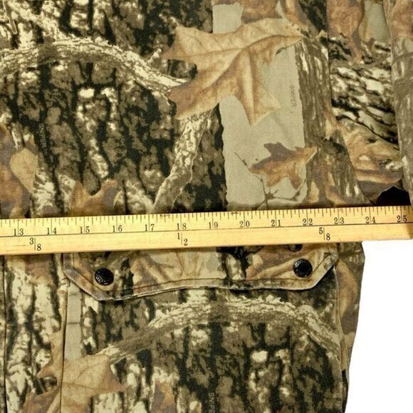 Northwest Territory Parka Jacket Mens Sz L Brown Camo Vintage Hunting Insulated - Picture 12 of 16